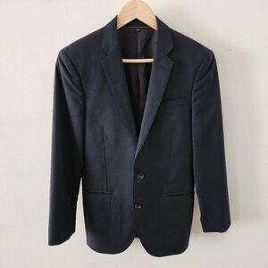 J. Crew Ludlow Loro Piana Blazer Mens 34S Black Suit Jacket Super 120 Wool Italy
